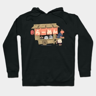 Cat Ramen Cart Hoodie